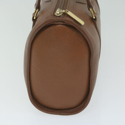 BurberrySs Hand Bag Leather Brown Auth ep2804