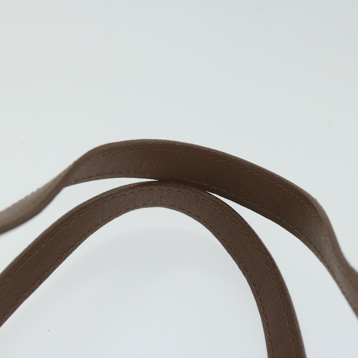 BurberrySs Hand Bag Leather Brown Auth ep2804