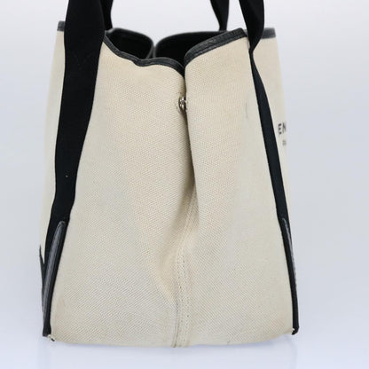 Balenciaga Tote Bag Canvas White Black 339933 Auth ep2845