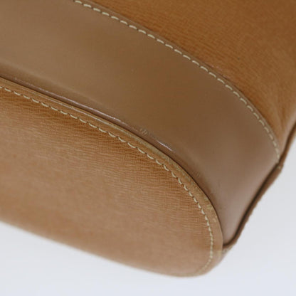 Burberry Tote Bag Leather Brown Auth ep2860