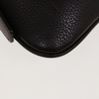 Burberry Shoulder Bag Leather Brown Auth ep3221