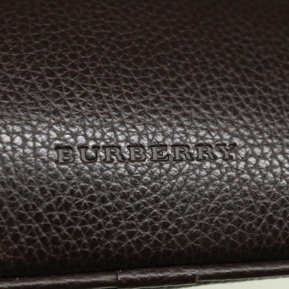 Burberry Shoulder Bag Leather Brown Auth ep3221