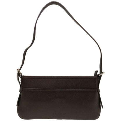 Burberry Shoulder Bag Leather Brown Auth ep3221