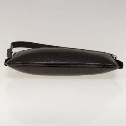 Burberry Shoulder Bag Leather Brown Auth ep3221