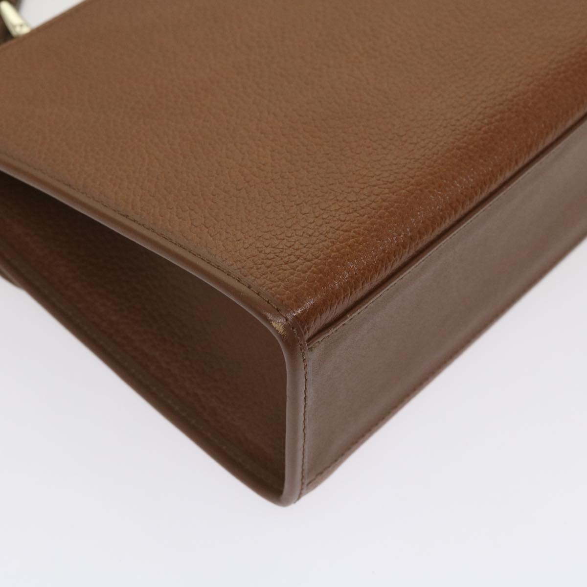 BurberrySs Hand Bag Leather 2way Brown Auth ep3329