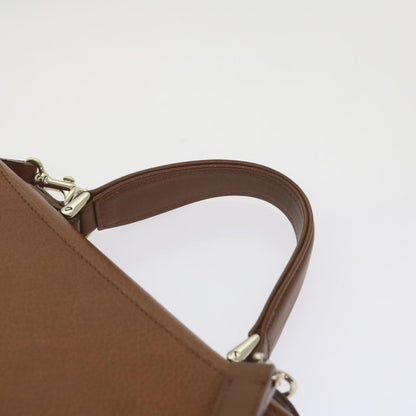 BurberrySs Hand Bag Leather 2way Brown Auth ep3329