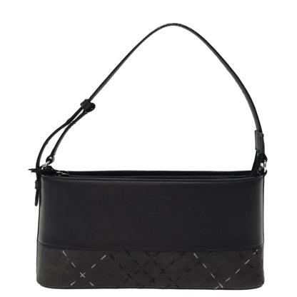 BURBERRY Hand Bag Leather Black Auth ep4234