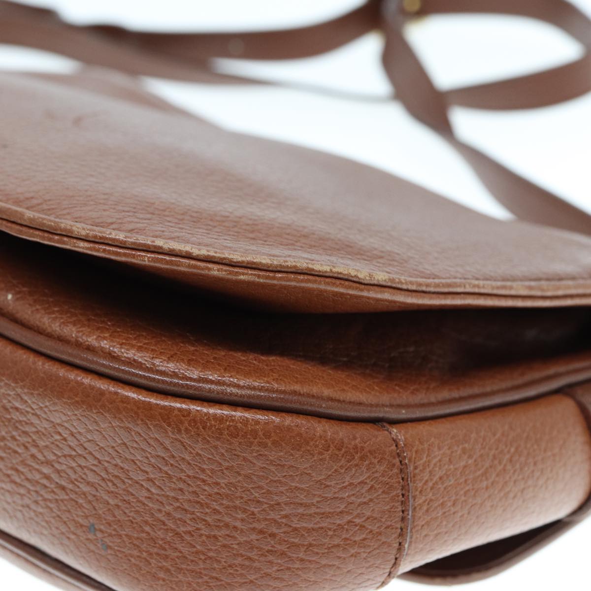 BURBERRYSs Shoulder Bag Leather Brown Auth ep4387