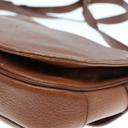 BURBERRYSs Shoulder Bag Leather Brown Auth ep4387