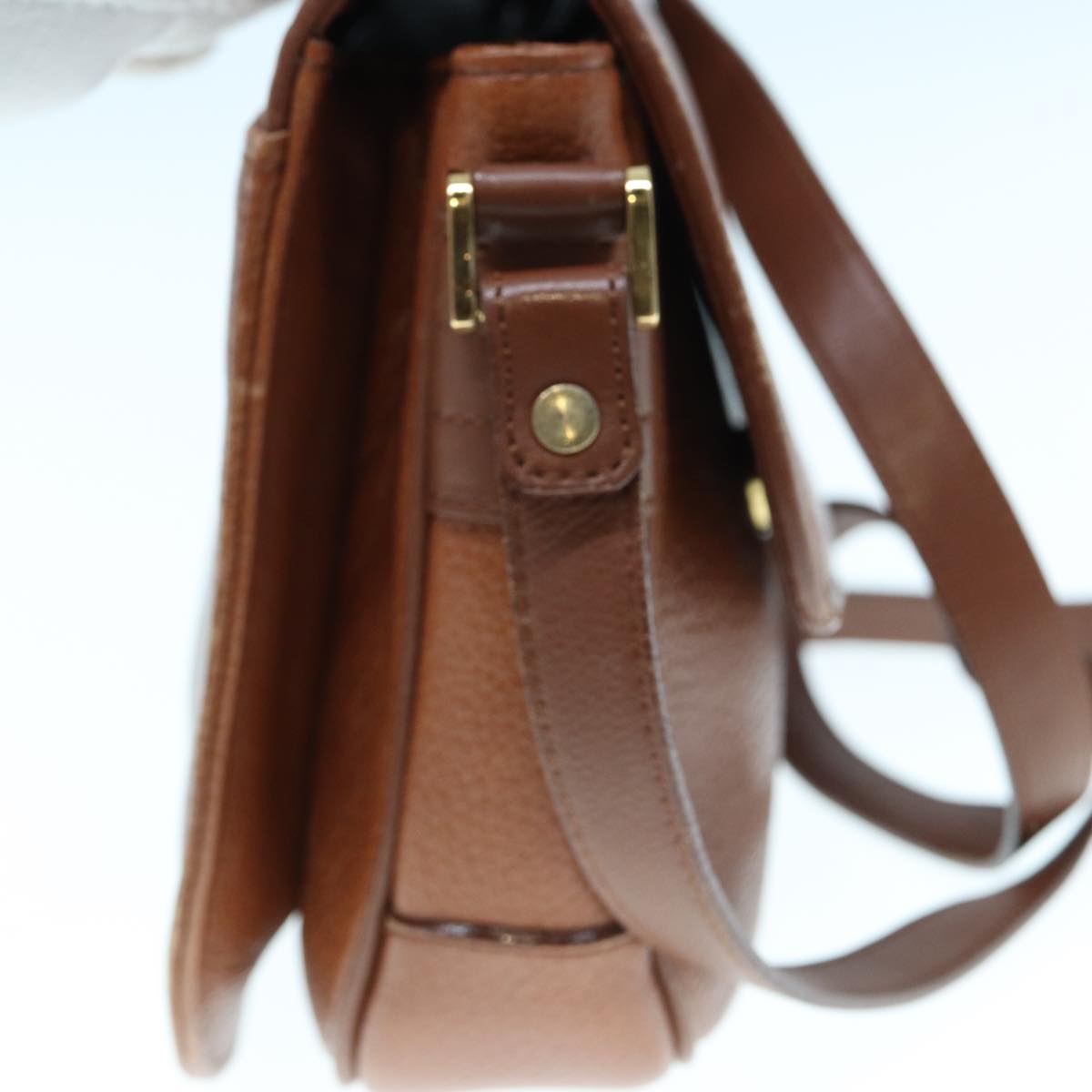 BURBERRYSs Shoulder Bag Leather Brown Auth ep4387