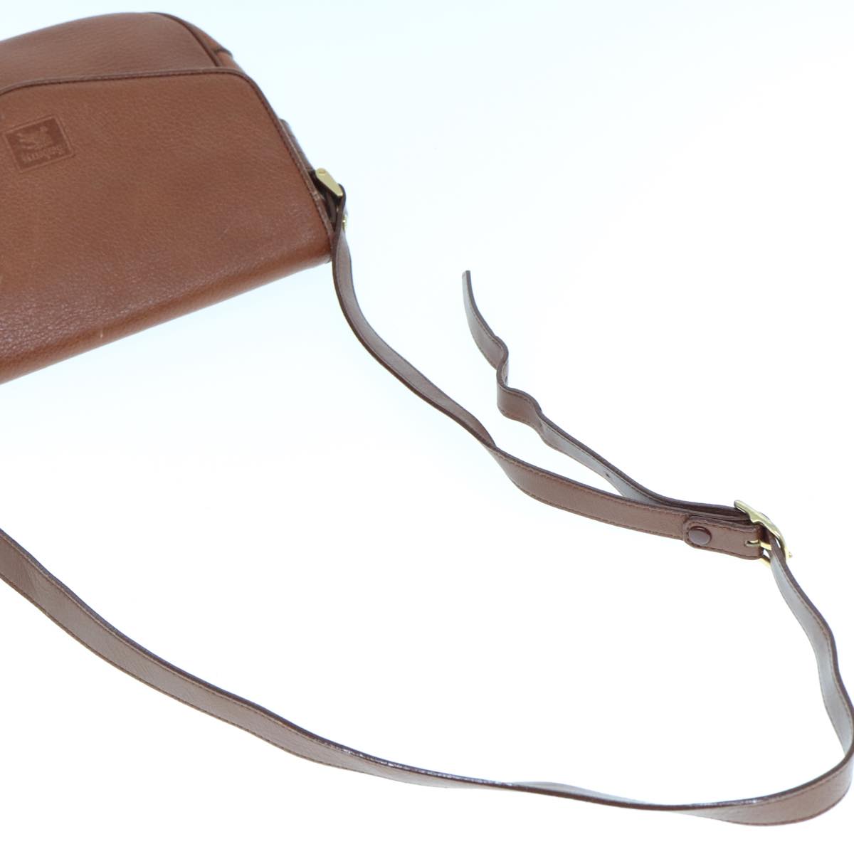 BURBERRYSs Shoulder Bag Leather Brown Auth ep4387