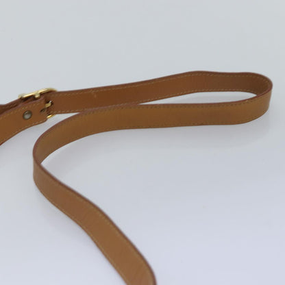 BURBERRYSs Nova Check Shoulder Bag PVC Leather Beige Auth ep4407