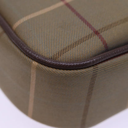 BURBERRYSs Nova Check Shoulder Bag Canvas Brown Auth ep4438