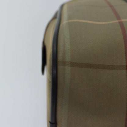 BURBERRYSs Nova Check Hand Bag Canvas Beige Auth ep4494