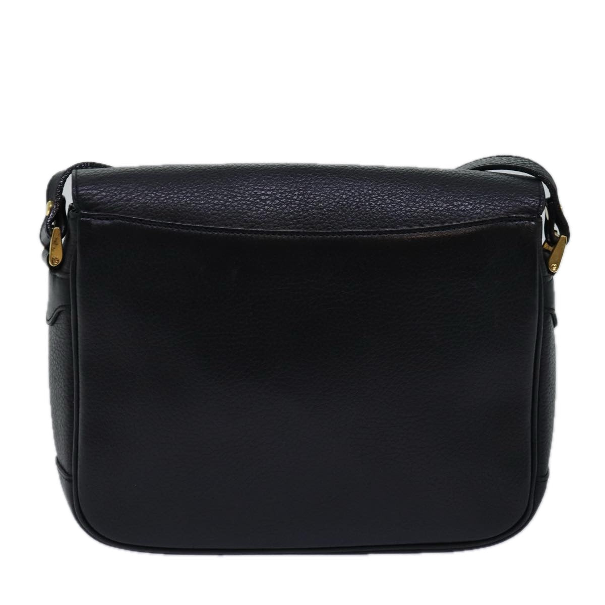 BURBERRYSs Shoulder Bag Leather Black Auth ep4503