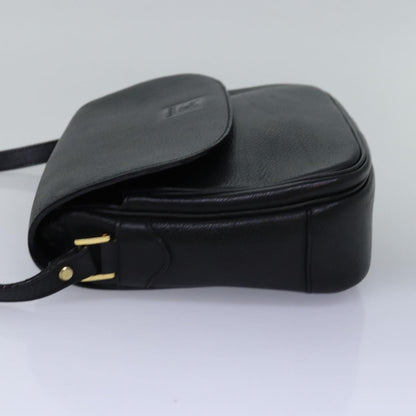 BURBERRYSs Shoulder Bag Leather Black Auth ep4503