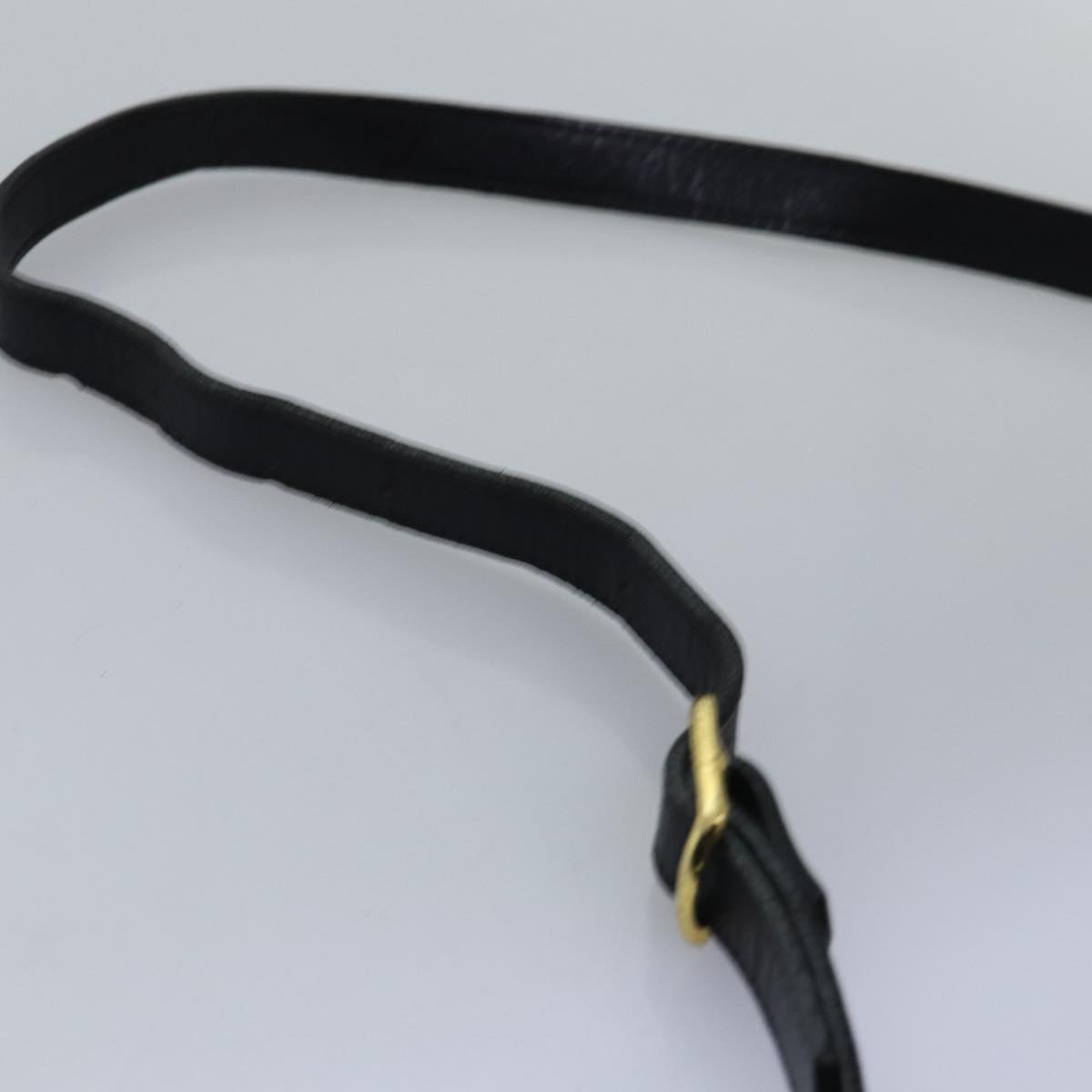 BURBERRYSs Shoulder Bag Leather Black Auth ep4503