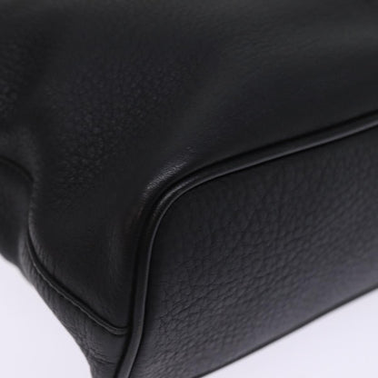 BURBERRYSs Hand Bag Leather Black Auth ep4536