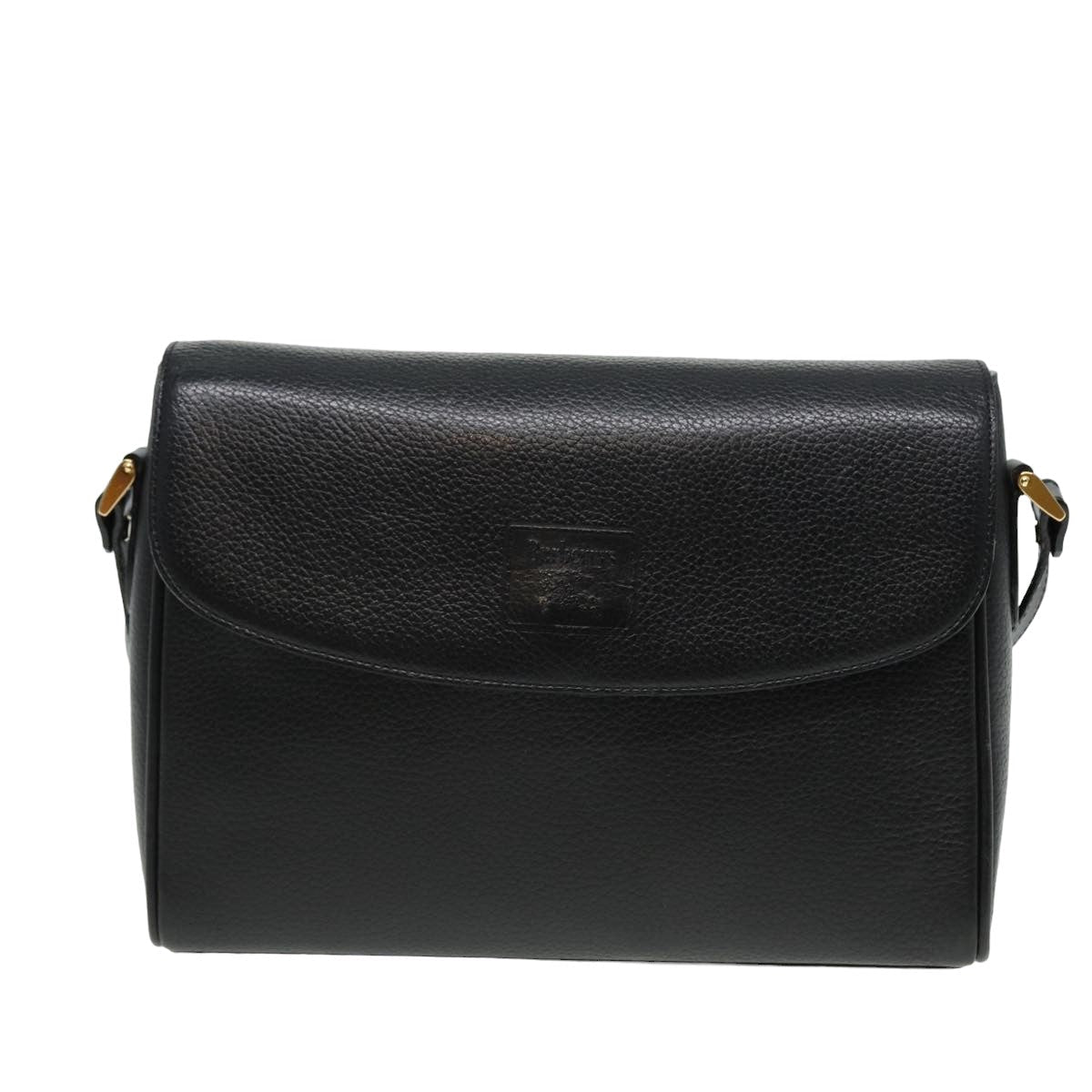 BURBERRYSs Shoulder Bag Leather Black Auth ep4638