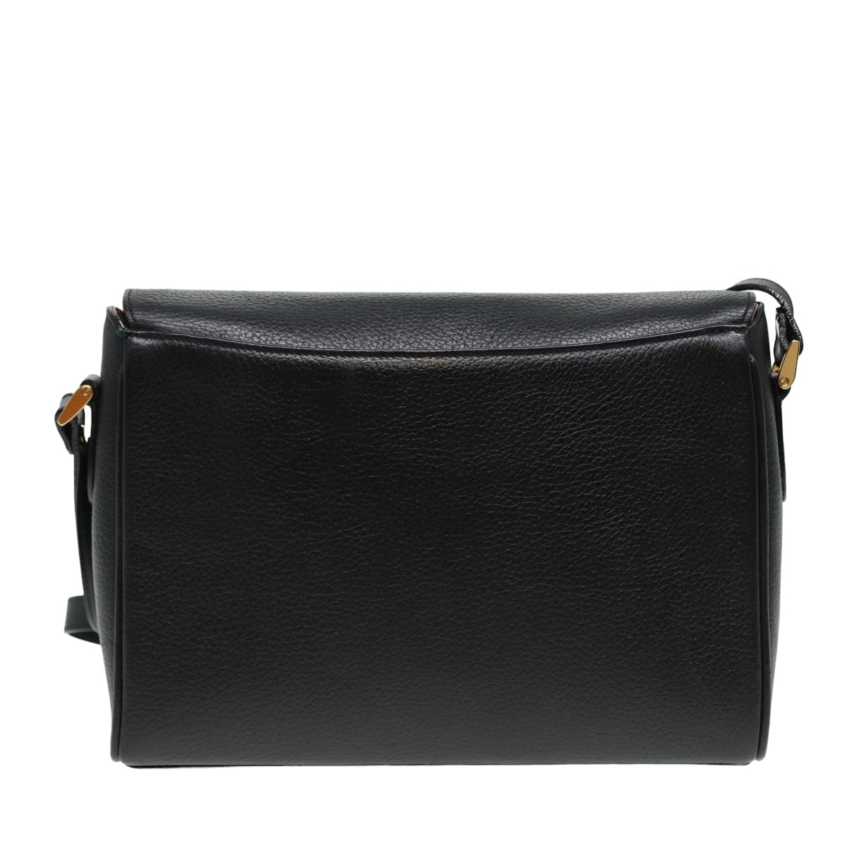 BURBERRYSs Shoulder Bag Leather Black Auth ep4638