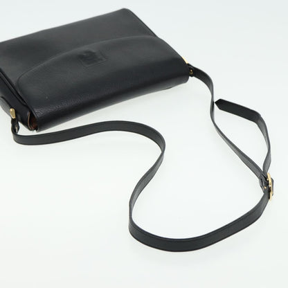BURBERRYSs Shoulder Bag Leather Black Auth ep4638