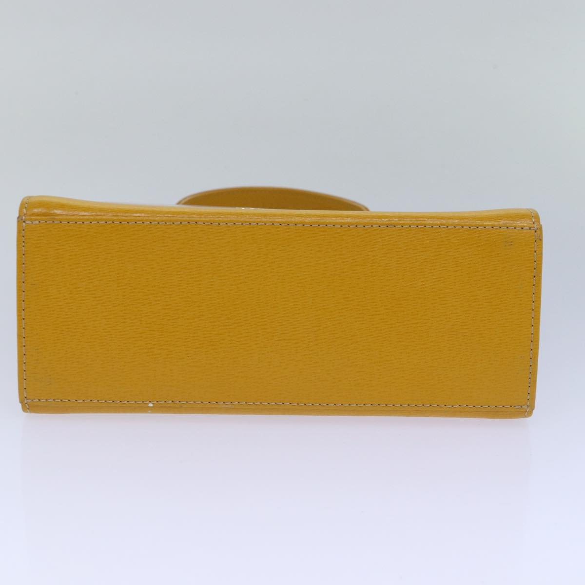 BURBERRYSs Hand Bag Leather Yellow Auth ep4711