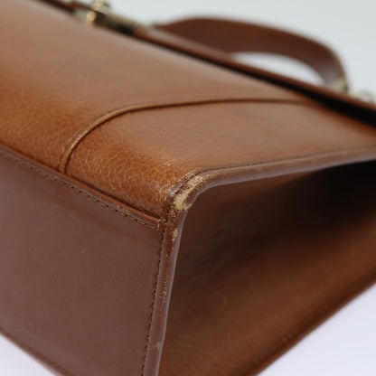 BURBERRYSs Hand Bag Leather 2way Brown Auth ep4729