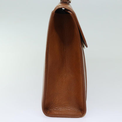 BURBERRYSs Hand Bag Leather 2way Brown Auth ep4729