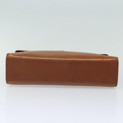 BURBERRYSs Hand Bag Leather 2way Brown Auth ep4729