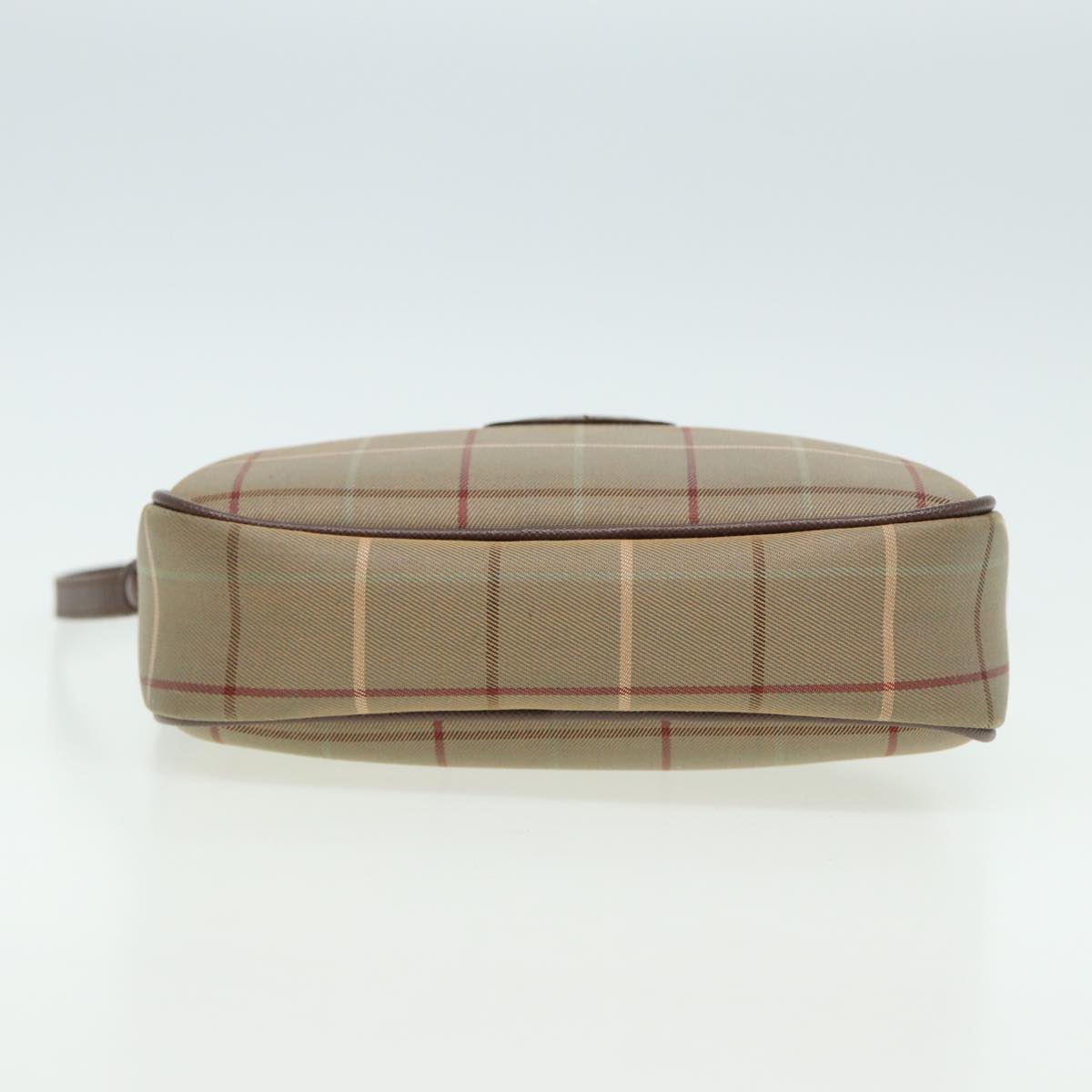 BURBERRYSs Nova Check Shoulder Bag Canvas Beige Auth ep4737