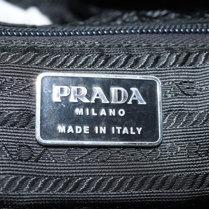 PRADA Hand Bag Nylon Black Auth ep4889