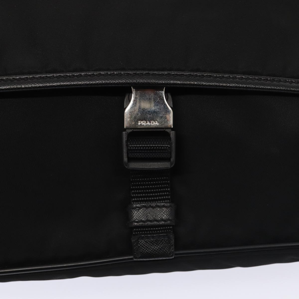 PRADA Shoulder Bag Nylon Black Auth ep4902