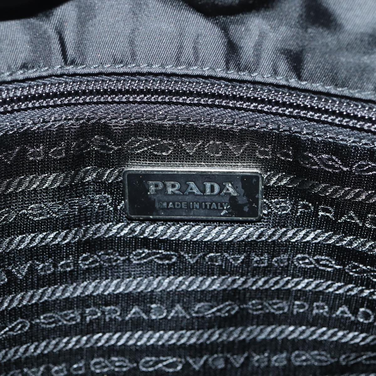 PRADA Shoulder Bag Nylon Black Auth ep4902