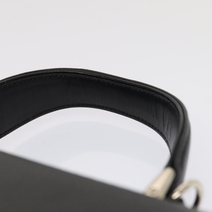 BURBERRYSs Hand Bag Leather 2way Black Auth ep4940