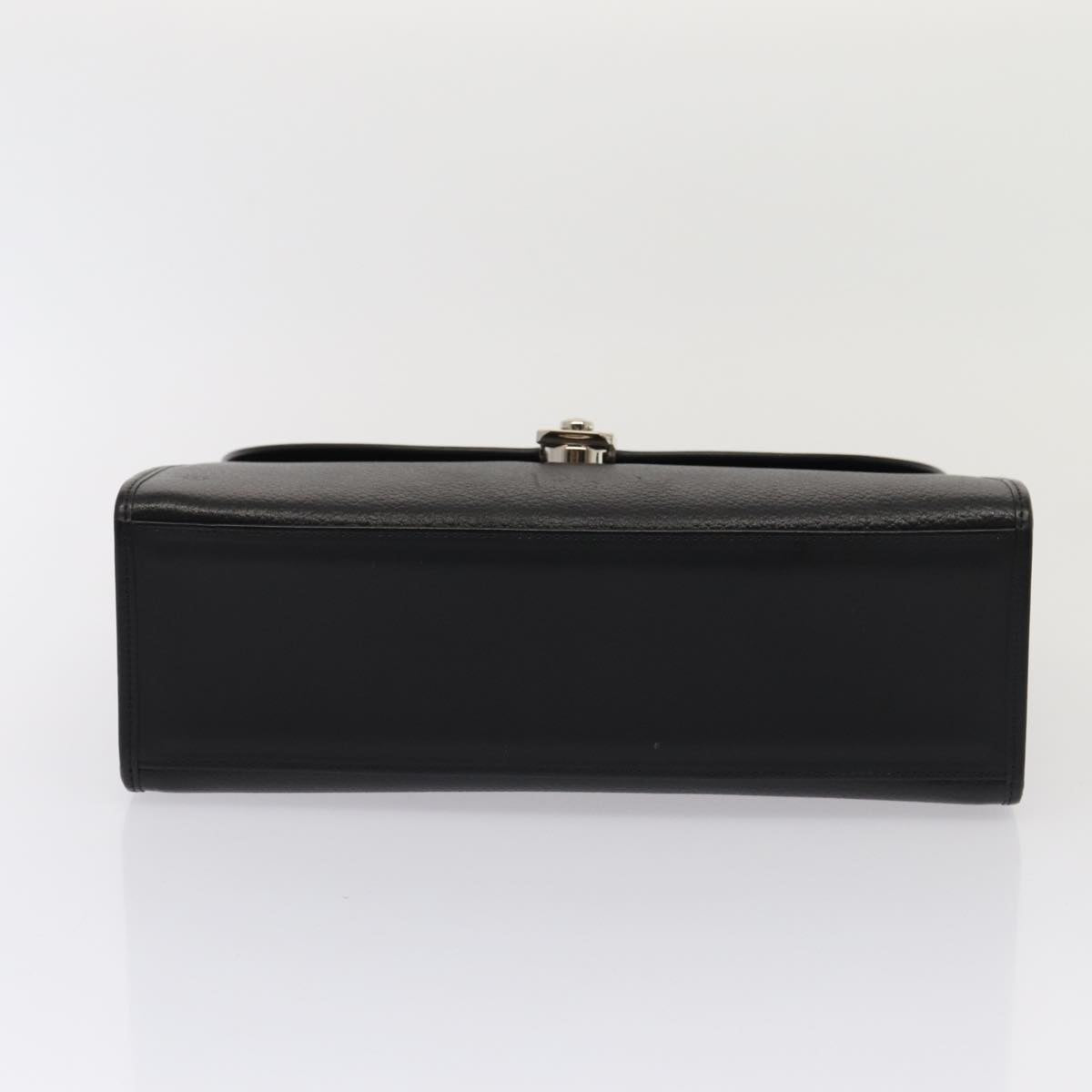 BURBERRYSs Hand Bag Leather 2way Black Auth ep4940