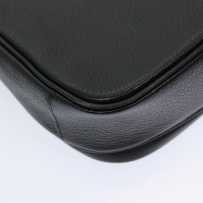 BURBERRYSs Shoulder Bag Leather Black Auth ep5024