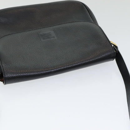BURBERRYSs Shoulder Bag Leather Black Auth ep5024
