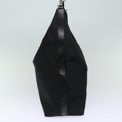 GUCCI Shoulder Bag Nylon Black Silver 001 1956 Auth ep5116
