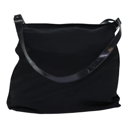 GUCCI Shoulder Bag Nylon Black Silver 012 2122 0161 8 Auth ep5178