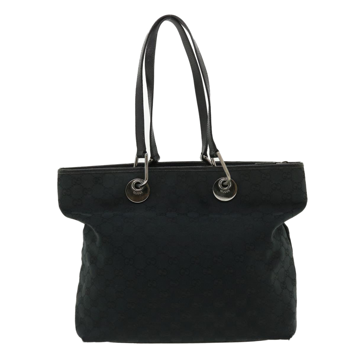 GUCCI GG Canvas Shoulder Bag Black 140274  ep717