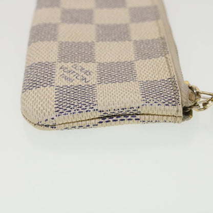 LOUIS VUITTON Damier Azur Pochette Cles Coin Purse N62659 LV ep780