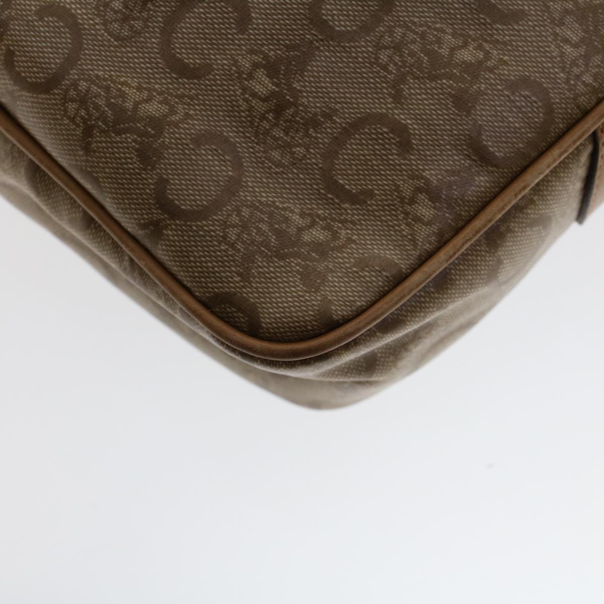 Celine C Macadam Canvas Shoulder Bag Beige  ep906