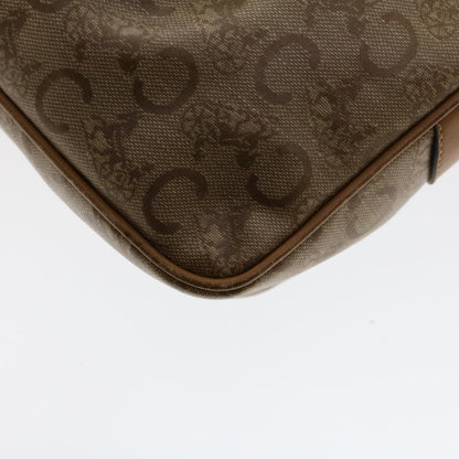 Celine C Macadam Canvas Shoulder Bag Beige  ep906