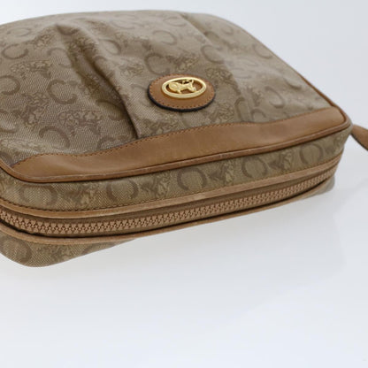 Celine C Macadam Canvas Shoulder Bag Beige  ep906