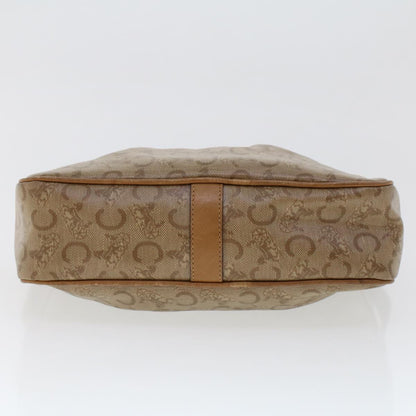 Celine C Macadam Canvas Shoulder Bag Beige  ep906