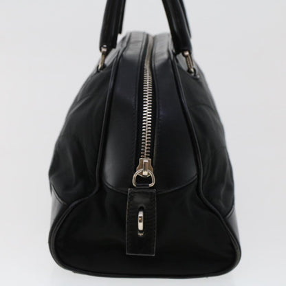 PRADA Shoulder Bag Nylon Leather Black Auth ep945