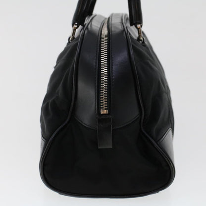 PRADA Shoulder Bag Nylon Leather Black Auth ep945