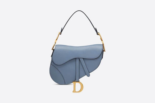 Christian Dior Bag Denim Blue Goatskin
