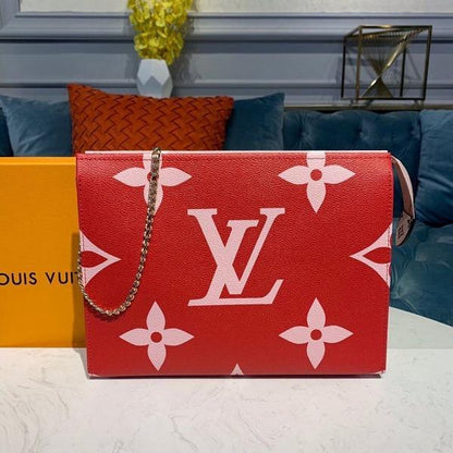 Louis Vuitton Toilet Pouch XL Monogram Rouge