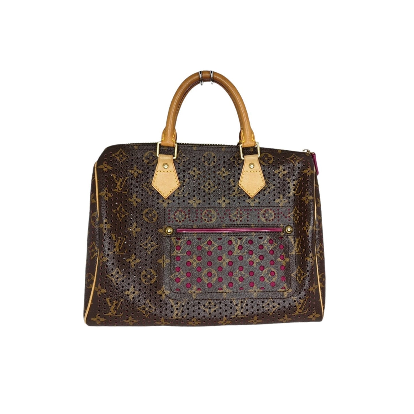 Louis Vuitton Monogram Perforated Speedy 30 Fuchsia
